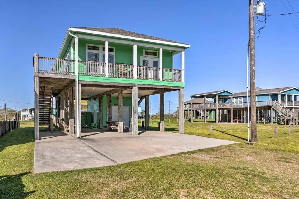 Coastal Heaven - Crystal Beach Relaxing Beach Home Bolivar Peninsula Buitenkant foto